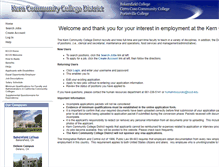 Tablet Screenshot of careers.kccd.edu